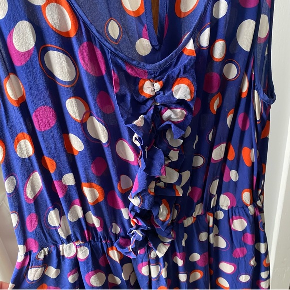 Moulinette Soeurs Blue Polkadot Dress - Picture 3 of 7